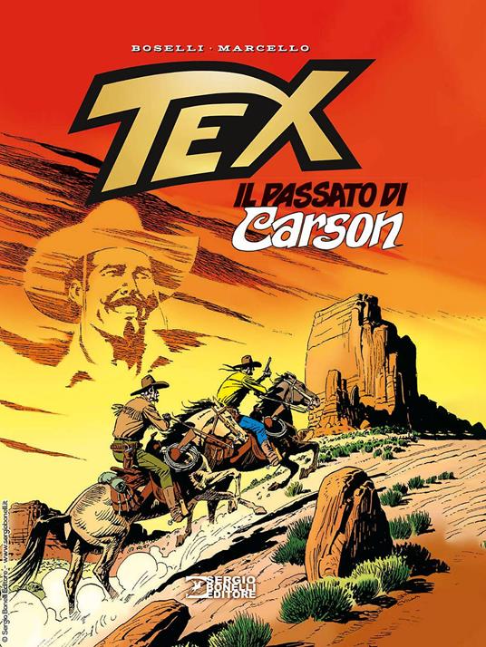 Tex. Il passato di Carson. Nuova ediz. - Mauro Boselli - copertina