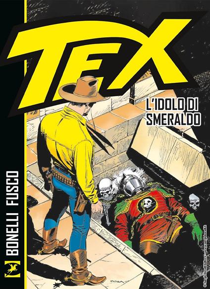 Tex. L'idolo di smeraldo - Gianluigi Bonelli - copertina
