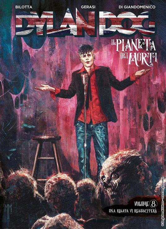 Dylan Dog. Il pianeta dei morti. Vol. 8: Una risata vi resusciterà - Alessandro Bilotta - copertina