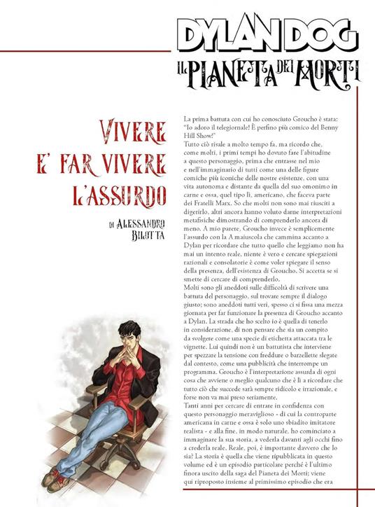 Dylan Dog. Il pianeta dei morti. Vol. 8: Una risata vi resusciterà - Alessandro Bilotta - 2