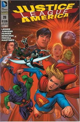 Justice League America. Vol. 20 - Jeff Lemire,Dan Jurgens,Mike McKone - copertina