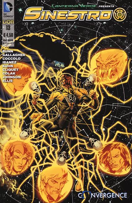 Lanterna verde presenta: Sinestro. Vol. 13 - copertina