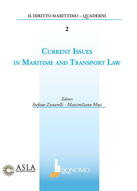 Crrent issues in maritime and transport law - copertina