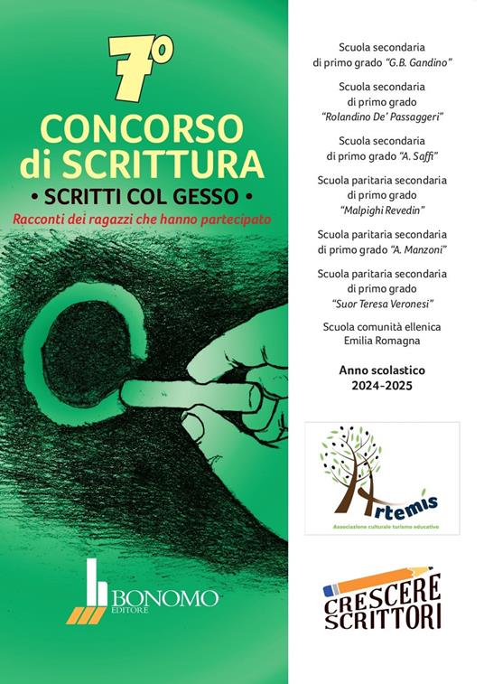 7° concorso di scrittura scritti col gesso. Racconti dei ragazzi che hanno partecipato a.s. 2024-2025 - copertina