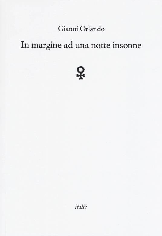 In margine ad una notte insonne - Gianni Orlando - copertina