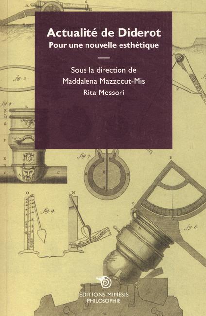 Actualité de Diderot. Pour une nouvelle esthétique - copertina