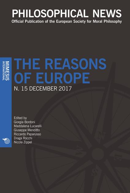 Philosophical news (2017). Vol. 15: reason of Europe, The. - copertina