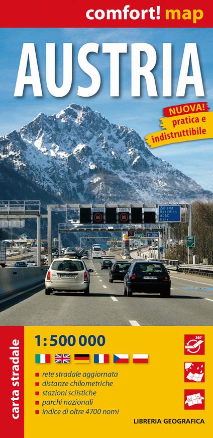 Austria 1:500.000 - copertina