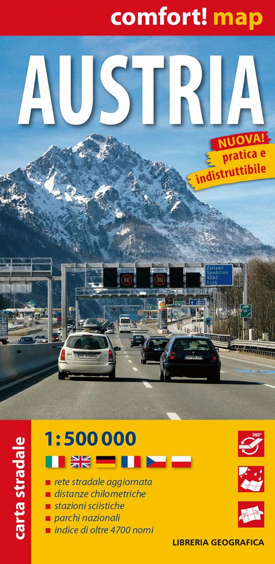 Austria 1:500.000 - copertina