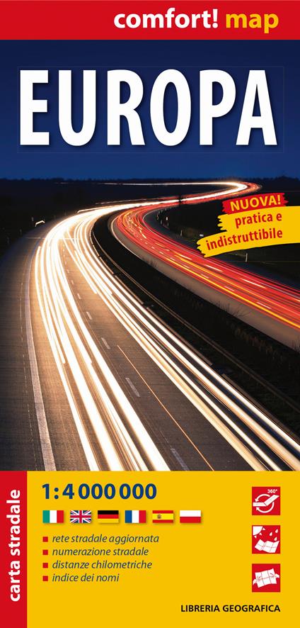 Europa 1:4.000.000 - copertina
