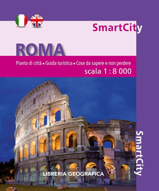 Roma 1:8.000. Ediz. bilingue - copertina