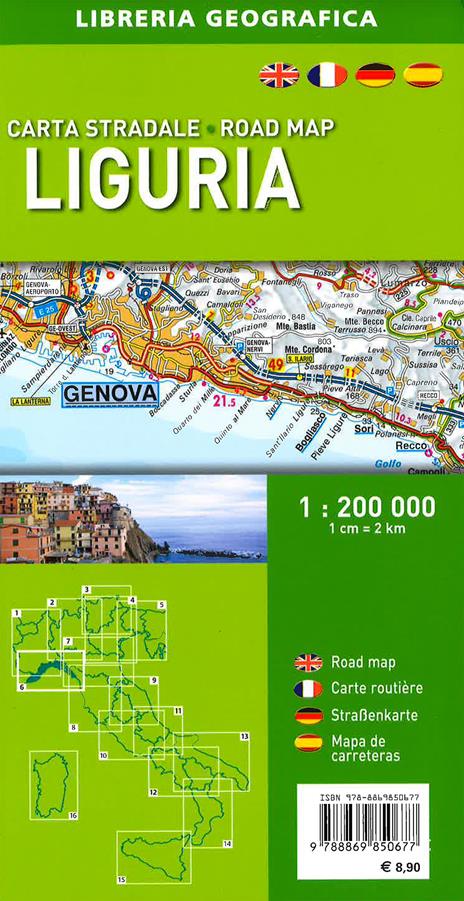 Liguria 1:200.000 - 2