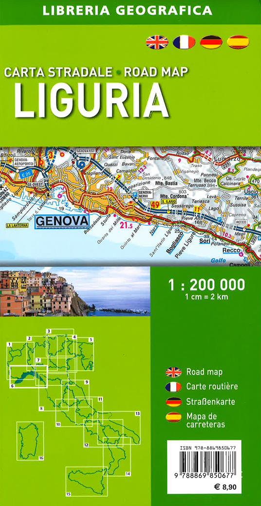 Liguria 1:200.000 - 2