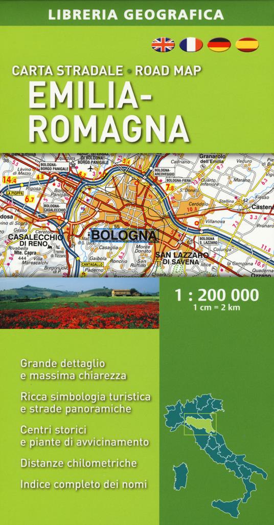 Emilia Romagna 1:200.000 - copertina