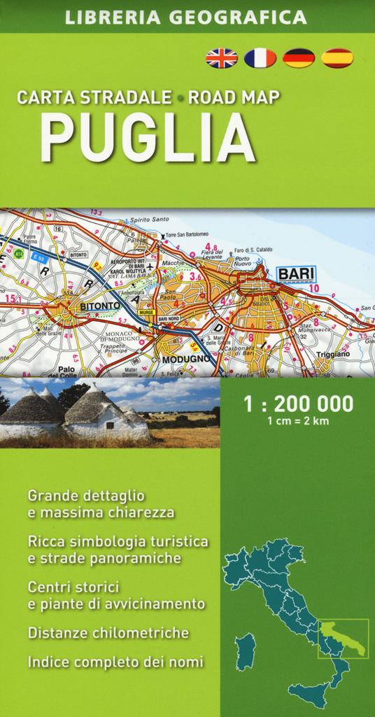 Puglia 1:200.000 - copertina