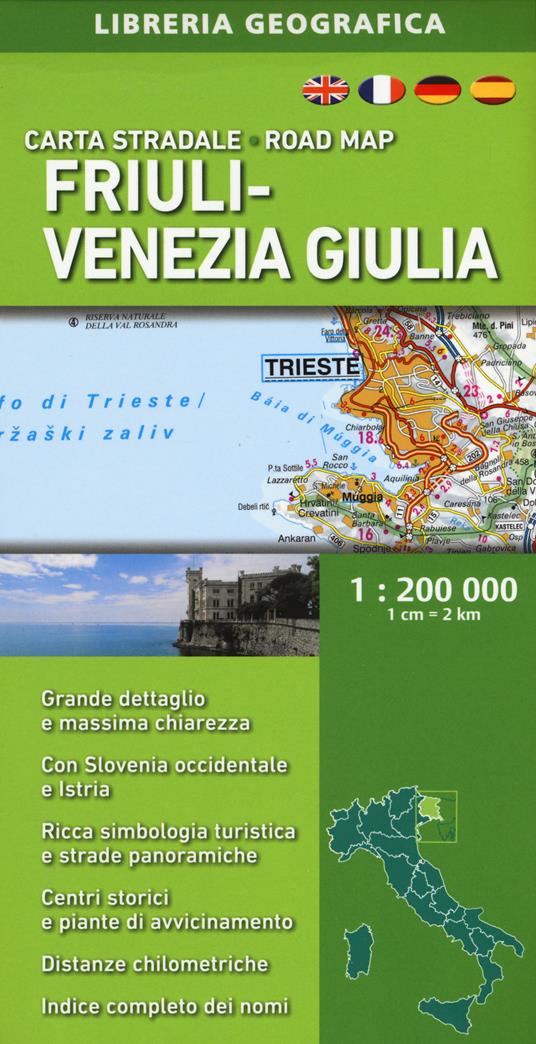 Friuli-Venezia Giulia 1:200.000 - copertina