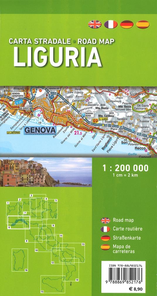 Liguria 1:200.000 - 2