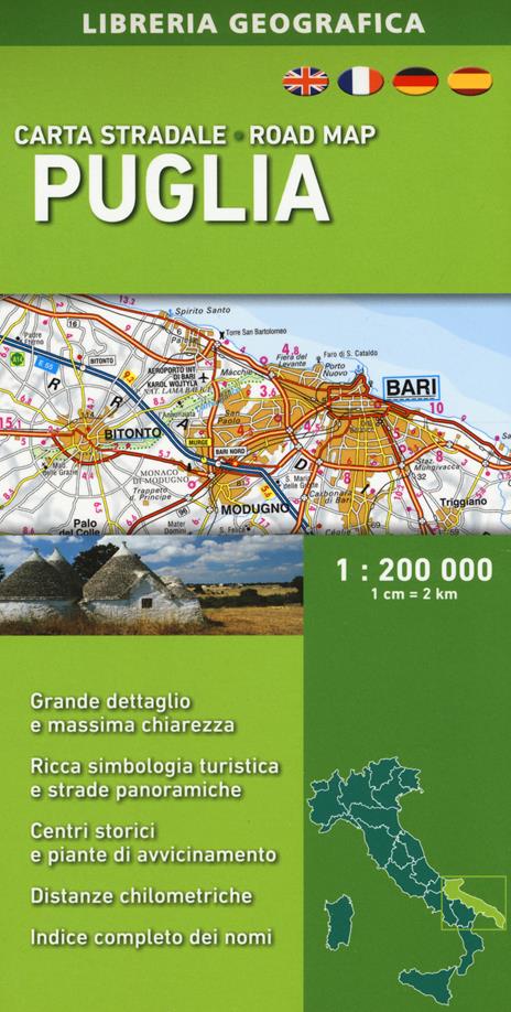 Puglia 1:200.000 - copertina