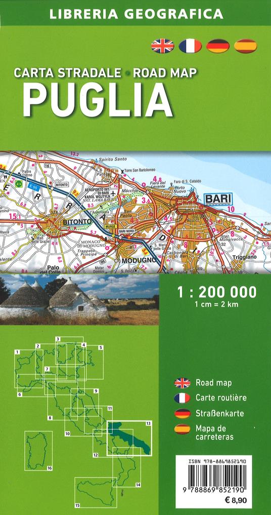 Puglia 1:200.000 - 2
