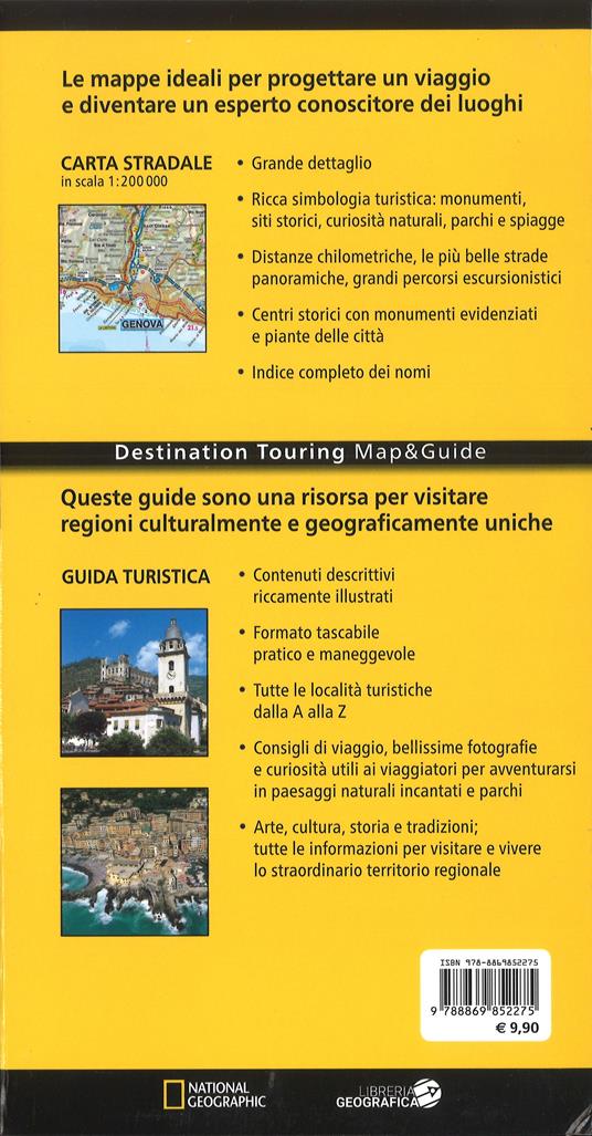 Liguria. Carta stradale e guida turistica. 1:200.000 - 2