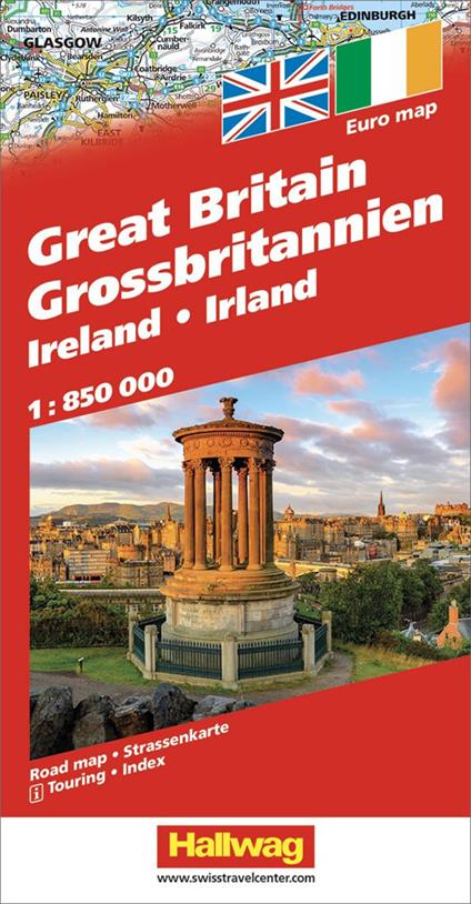 Gran Bretagna e Irlanda-Great Britain and Ireland 1 : 85.0 000. Ediz. bilingue - copertina