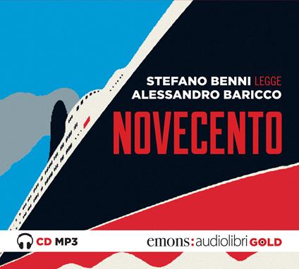 Novecento letto da Stefano Benni. Audiolibro. CD Audio formato MP3 - Alessandro Baricco - copertina
