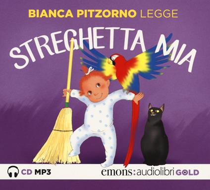 Streghetta mia letto da Bianca Pitzorno. Audiolibro. CD Audio formato MP3 - Bianca Pitzorno - copertina
