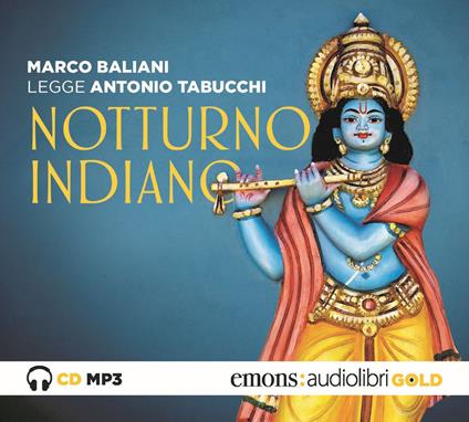 Notturno indiano letto da Marco Baliani. Audiolibro. CD Audio formato MP3 - Antonio Tabucchi - copertina