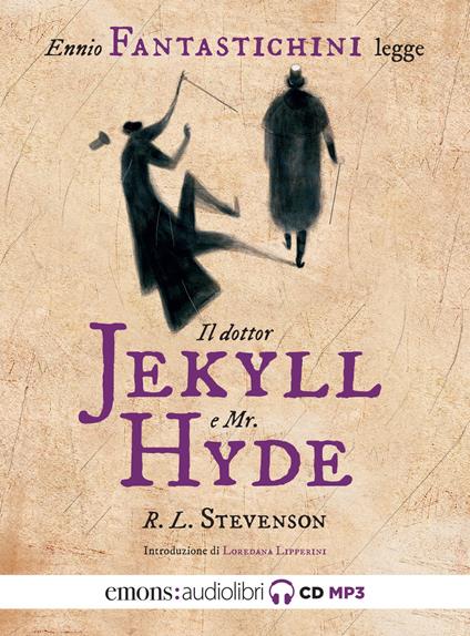 Il dottor Jekyll e Mr. Hyde letto da Ennio Fantaschini. Audiolibro. CD Audio formato MP3 - Robert Louis Stevenson - copertina