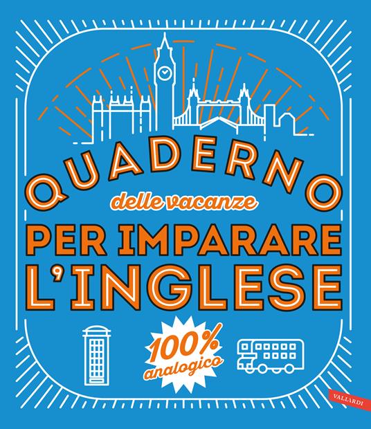 Quaderno delle vacanze per imparare l'inglese - copertina