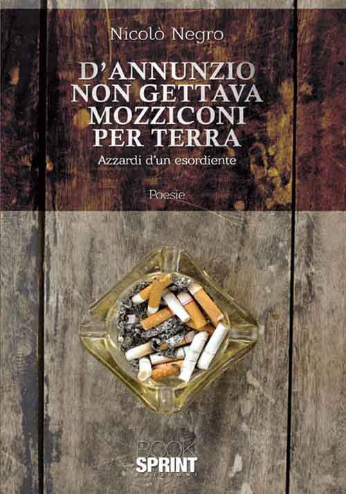 D'Annunzio non gettava mozziconi per terra. Azzardi di un esordiente - Nicolò Negro - copertina
