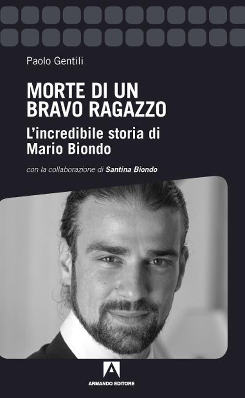 Morte di un bravo ragazzo - Paolo Gentili - copertina