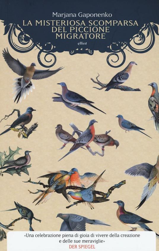 La misteriosa scomparsa del piccione migratore - Marjana Gaponenko - copertina