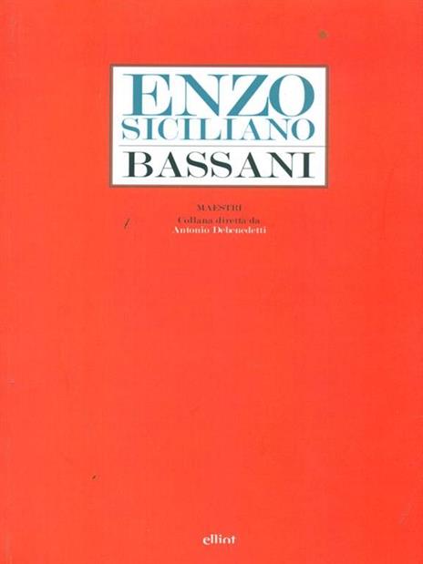 Bassani - Enzo Siciliano - copertina