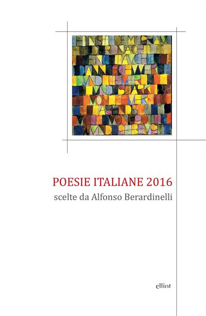 Poesie italiane 2016 - copertina