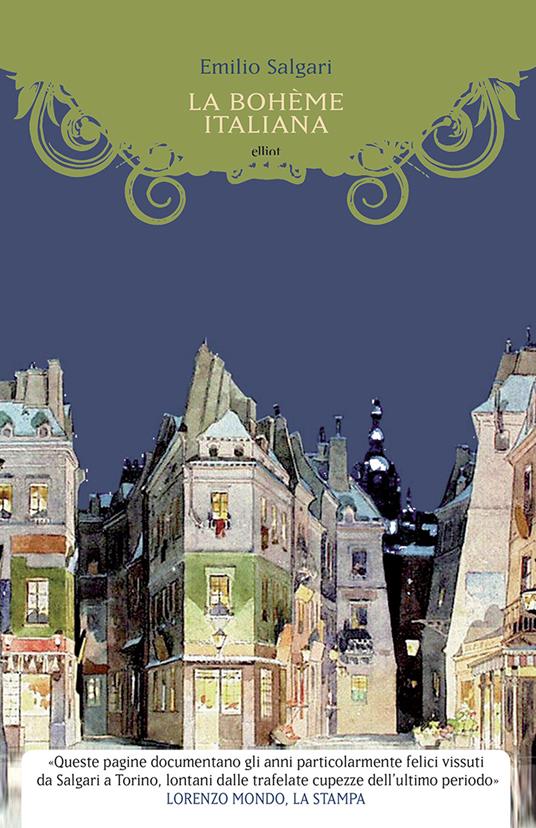 La bohème italiana - Emilio Salgari - copertina