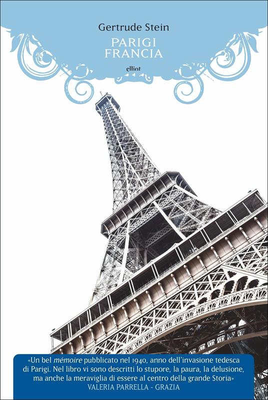 Parigi, Francia - Gertrude Stein - copertina