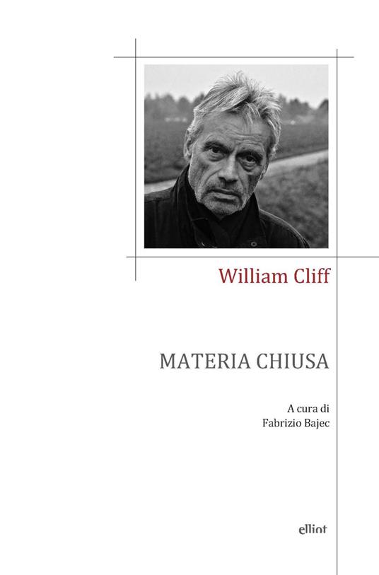 Materia chiusa - William Cliff - copertina