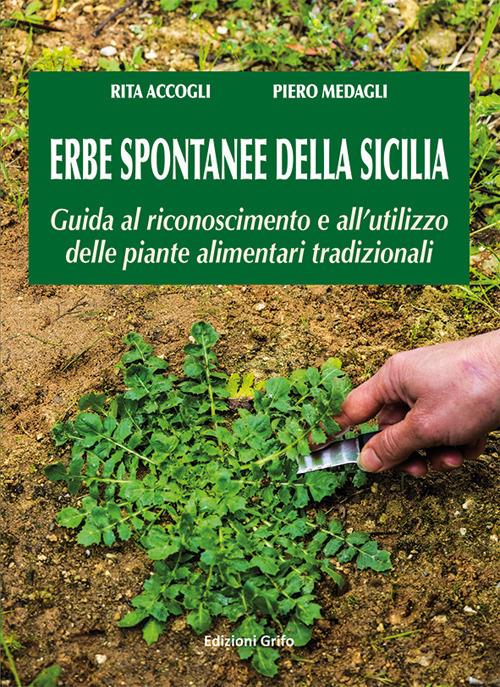 Erbe spontanne della Sicilia. Guida al riconoscimento e all'utilizzo delle piante alimentari tradizionali - Rita Accogli,Piero Medagli - copertina