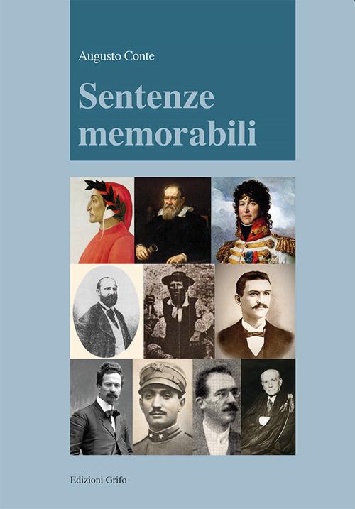 Sentenze memorabili - Augusto Conte - copertina