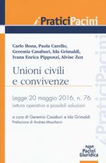 Unioni civili e convivenze. Legge 20 maggio 2016, n. 76. Lettura operativo e possibili soluzioni