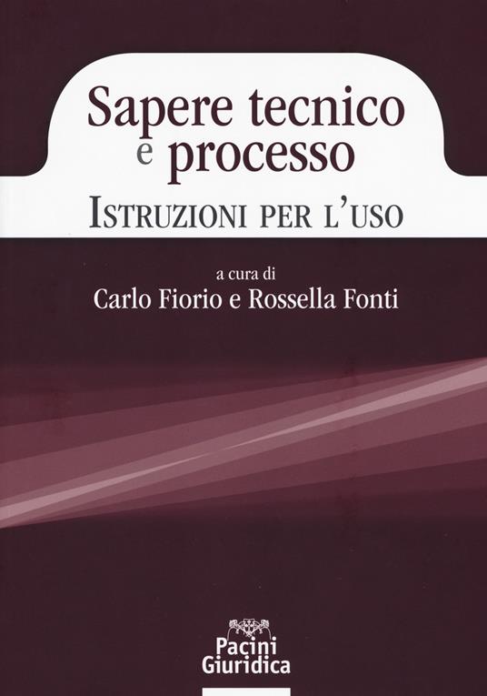 Sapere tecnico e processo. Istruzioni per l'uso - copertina