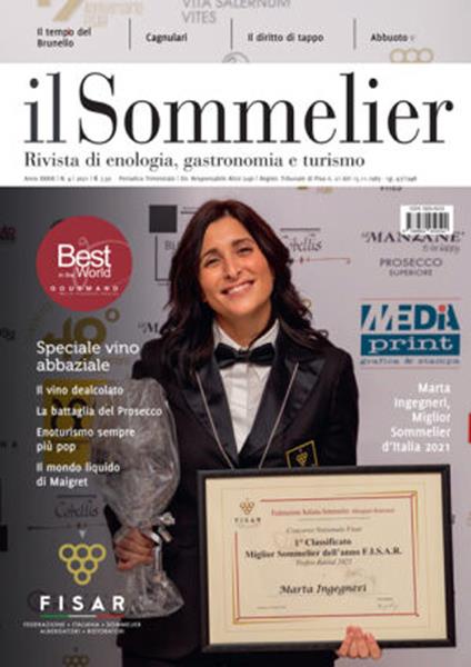 Il sommelier. Rivista di enologia, gastronomia e turismo (2021). Vol. 4 - copertina