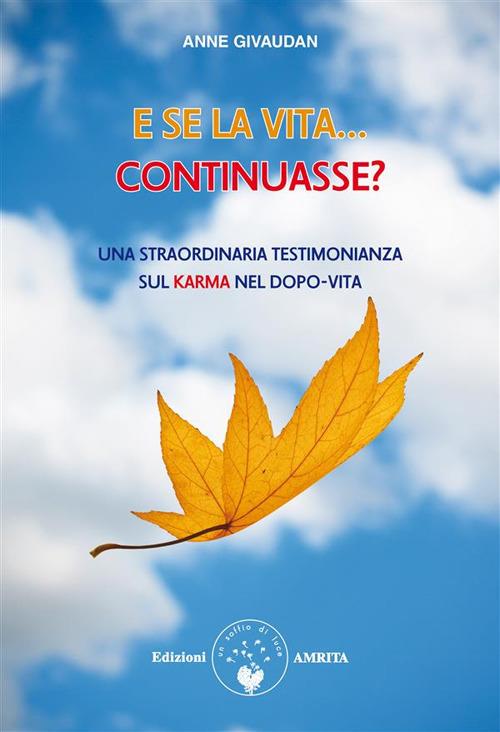 E se la vita... continuasse? Una straordinaria testimonianza sul karma nel dopo-vita - Anne Givaudan,Daniela Maggia - ebook