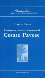 Esperienza letteraria e umana di Cesare Pavese