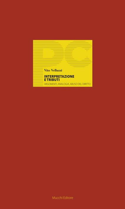 Interpretazione e tributi - Vito Velluzzi - copertina