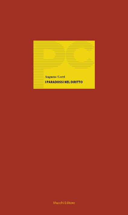 I paradossi del diritto - Augusto Cerri - copertina