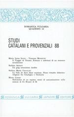 Studi catalani provenzali. Vol. 88