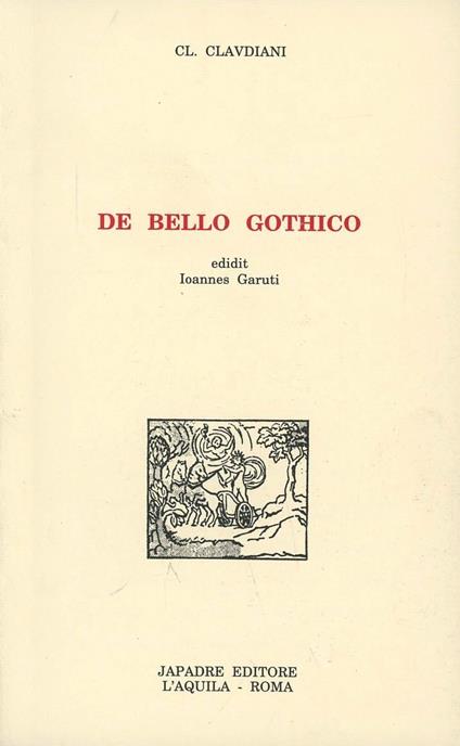 De bello gotico - Claudio Claudiano - copertina