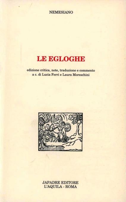 Le ecloghe - Nemesiano - copertina